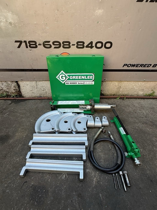 Greenlee 882 EMT Hydraulic Conduit Bender Works Great 1-1/4, 1-1/2, 2" TESTED!!! bg43