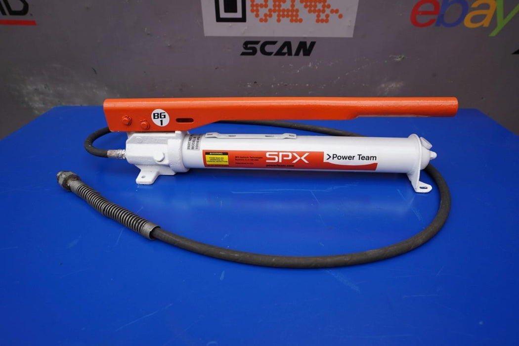 SPX Power Team Hydraulic Pump. Model P-55. 10,000PSI.  Works Fine.   #1