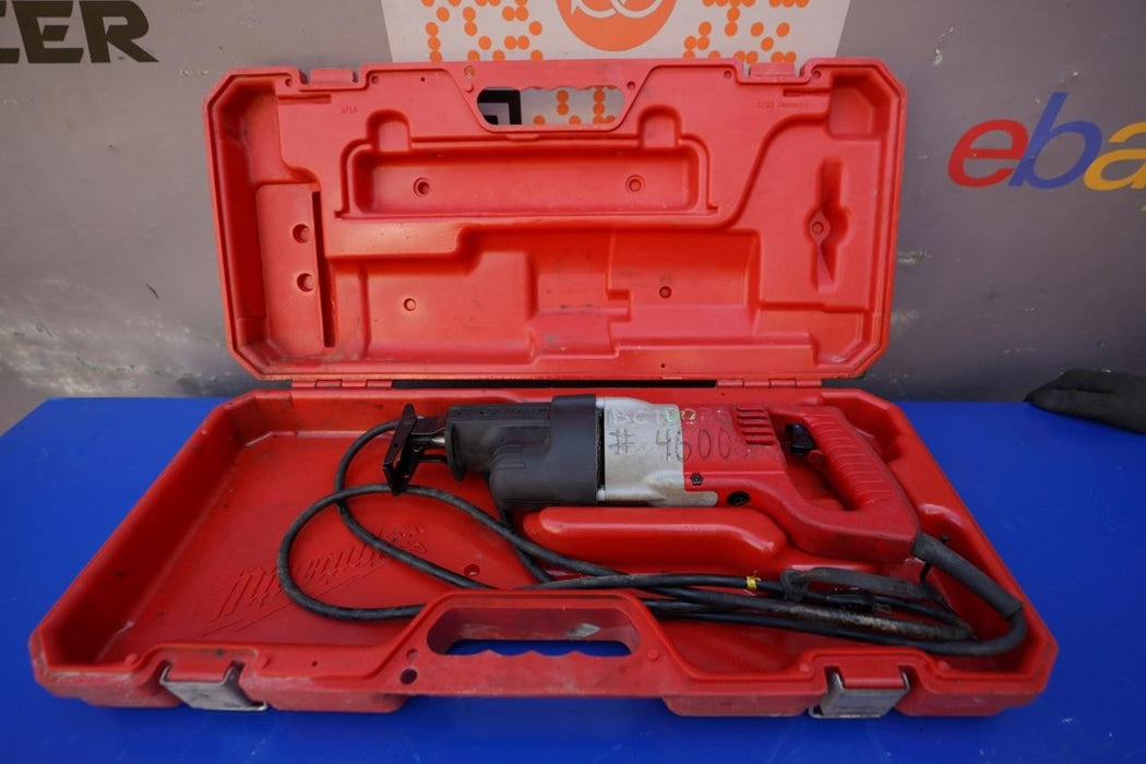 Milwaukee Corded Sawzall With Original Tool Chest 6509-21 6.0 Amp