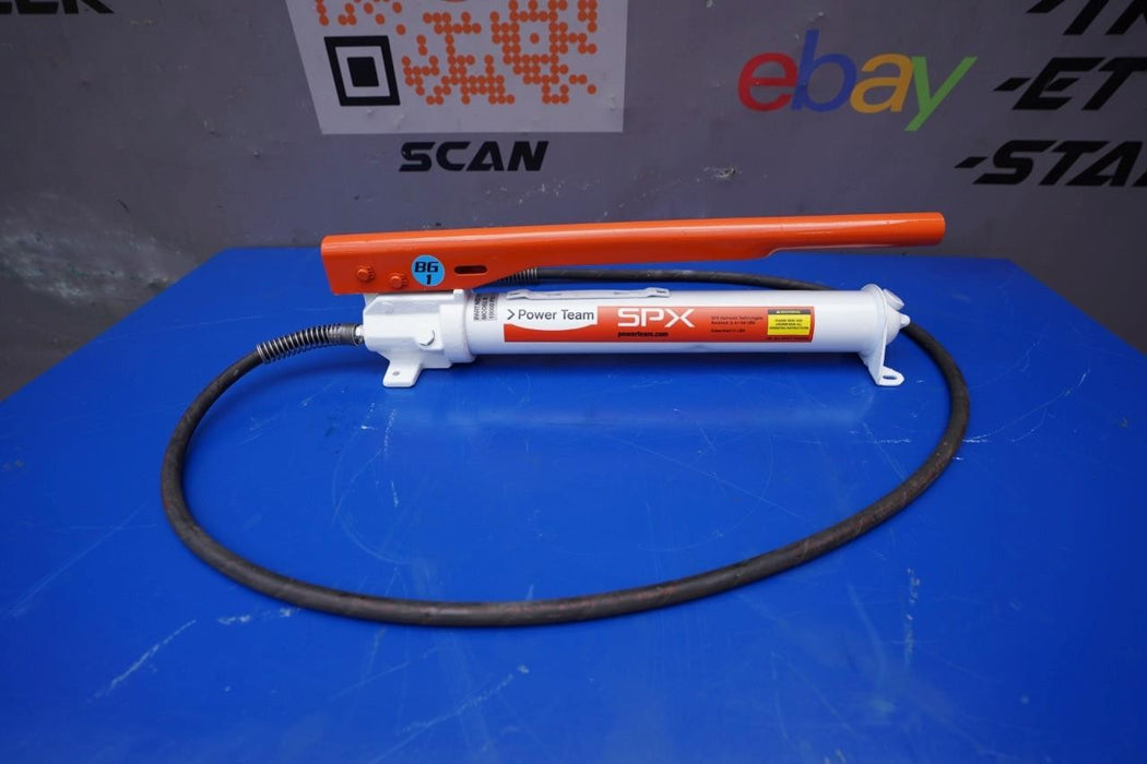 SPX Power Team Hydraulic Pump. Model P-55. 10,000PSI.  Works Fine.   #8