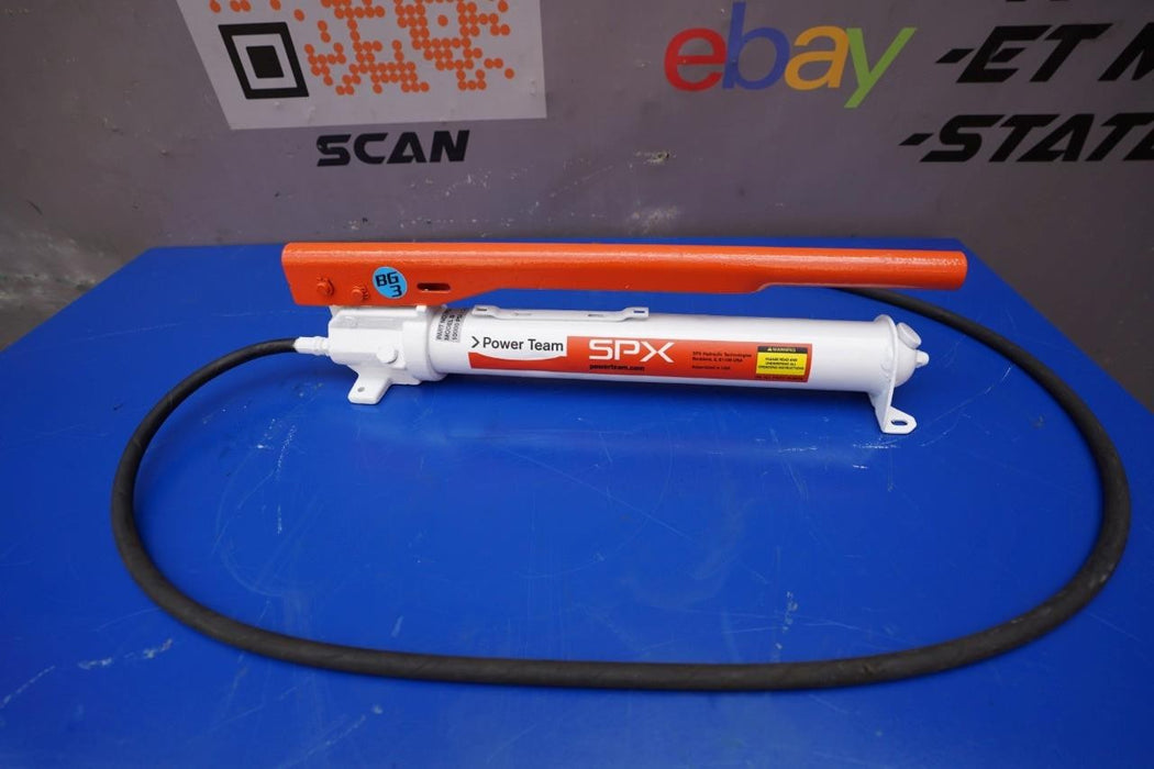 SPX Power Team Hydraulic Pump. Model P-55. 10,000PSI.  Works Fine.   #10