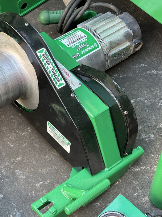 Greenlee 6000 6001 Super Cable Tugger Wire Puller 6500 LBS Capacity Works Great!