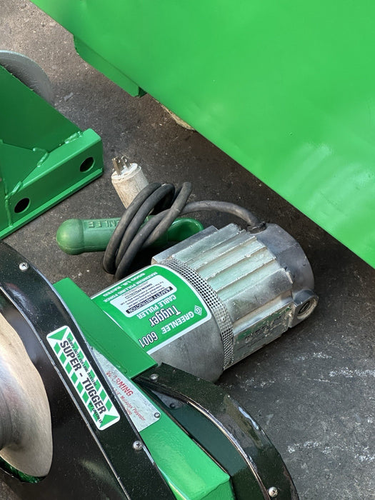 Greenlee 6000 6001 Super Cable Tugger Wire Puller 6500 LBS Capacity Works Great!