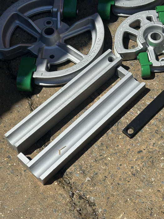 Greenlee 1818 Mechanical Pipe Bender 1/2"-2" RIGID EMT Conduit 6 Shoe Set + Box✅ bg12