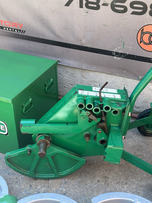 Greenlee 1818 Mechanical Pipe Bender 1/2"-2" RIGID EMT Conduit 6 Shoe Set + Box✅ bg12