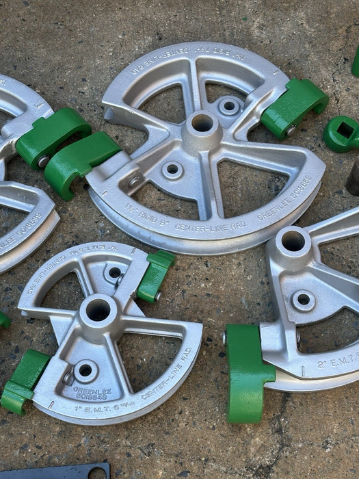 Greenlee 1818 Mechanical Pipe Bender 1/2"-2" RIGID EMT Conduit Chicago 5 Shoes bg546