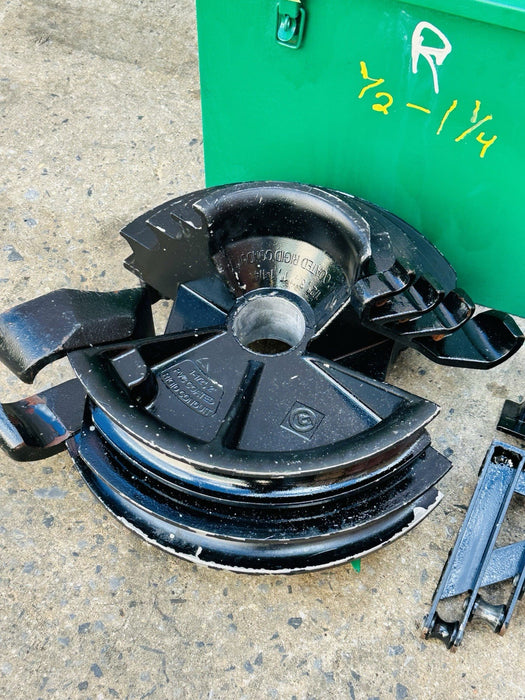Greenlee 12586 PVC-Coated Rigid Shoe Group 1/2-2” for 555 Bender Series BG1 Mint