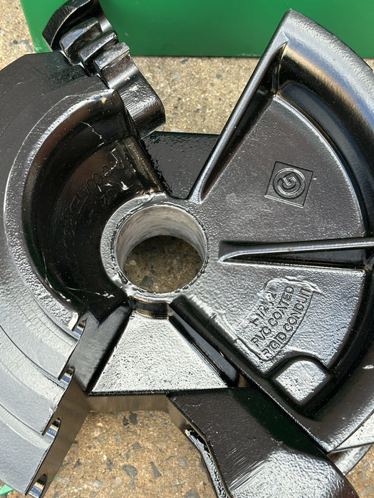 Greenlee 12586 PVC-Coated Rigid Shoe Group 1/2-2” for 555 Bender Series Mint #3