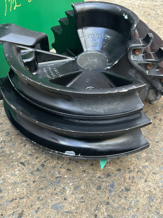 Greenlee 12586 PVC-Coated Rigid Shoe Group 1/2-2” for 555 Bender Series Mint #4