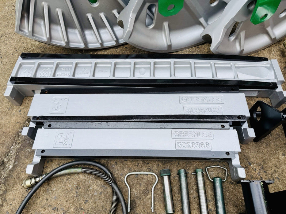 Greenlee 881CT-D Cam Track Bender 2.5”, 3”, 4”  Rigid EMT 980 Pump , 1813 Table