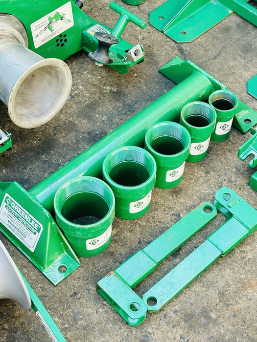 Greenlee 4000 lb 640 Wire Cable Tugger Puller, Late Model + Rope & Wire Stands!!