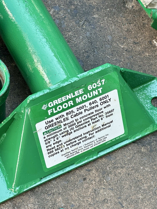 Greenlee 4000 lb 640 Wire Cable Tugger Puller, Late Model + Rope & Wire Stands!!
