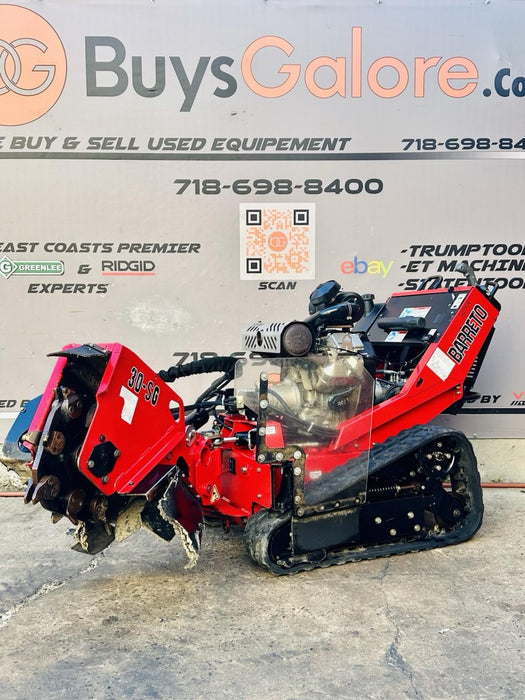 2018 Barreto 30SG Tracked Stump Grinder - Briggs Vanguard 31 HP Trailer Optional