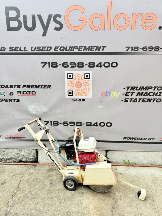 Edco Sk-14-13h Honda 13HP Engine Concrete Saw Walk Behind 14" Blade Included BG1