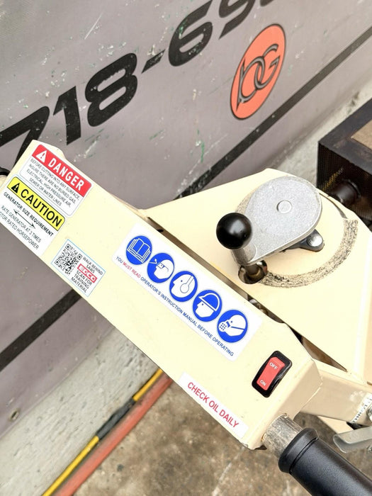 Edco Sk-14-13h Honda 13HP Engine Concrete Saw Walk Behind 14" Blade Included BG1