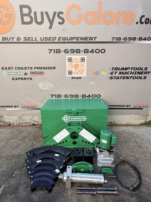 Greenlee 1-1/4'' - 4" PVC Coated Conduit Bender 884-PVC , Pump, 7-Shoe Set MINT