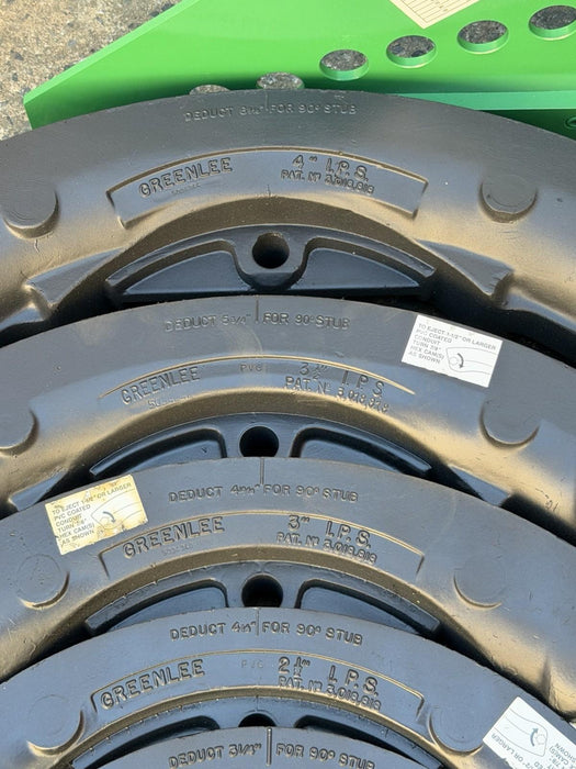 Greenlee 1-1/4'' - 4" PVC Coated Conduit Bender 884-PVC , Pump, 7-Shoe Set MINT