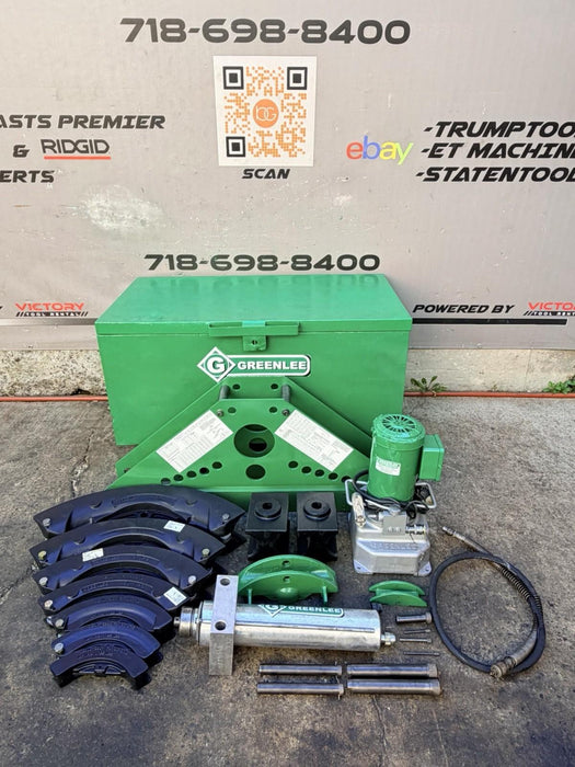 Greenlee 1-1/4'' - 4" PVC Coated Conduit Bender 884-PVC , Pump, 7-Shoe Set MINT