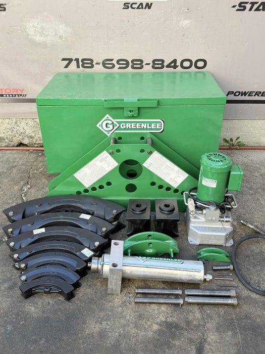 Greenlee 1-1/4'' - 4" PVC Coated Conduit Bender 884-PVC , Pump, 7-Shoe Set MINT