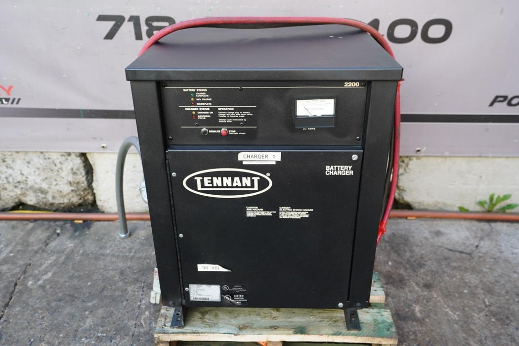 Tennant 36 volt Battery Charger Fork Lift Pallet Jack Single Phase 208 240 480V
