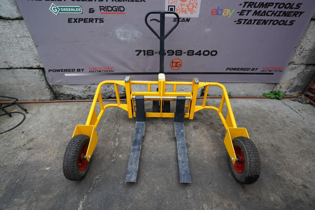 T & S Equipment All-Terrain Pallet Jack Truck 32 x 26" 2200LBS.  Works Fine.