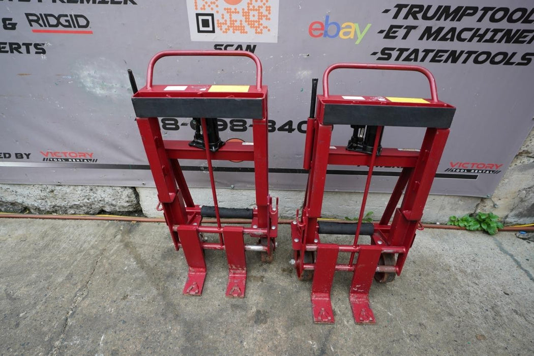 Wesco Machinery Movers 10,000 lb.  Roll a Lift.  Set of 2.  Great Shape.