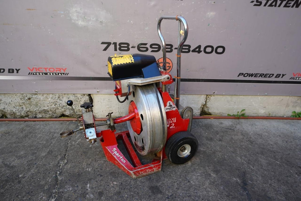 Spartan Model 2001 Sewer Drain Cleaner. Up to 3 to 10 inch pipes. Works well.