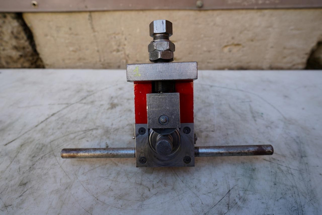 Pace Machinery 1035 Portable Roll Groover. Up to 6" Capacity.  Made in USA.  #1