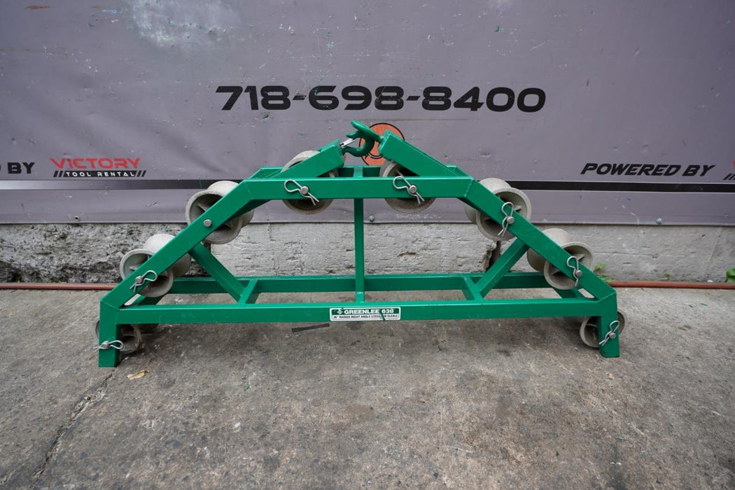Greenlee 638 36" Radius Right Angle Conveyor Sheave.  Mint Condition.