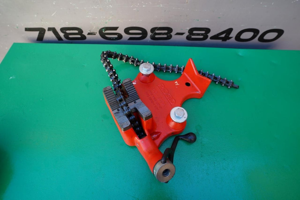 Ridgid BC-810 1/8 to 8 inch Chain Pipe Vise for 300 700 Pipe Threader. MINT.  #1
