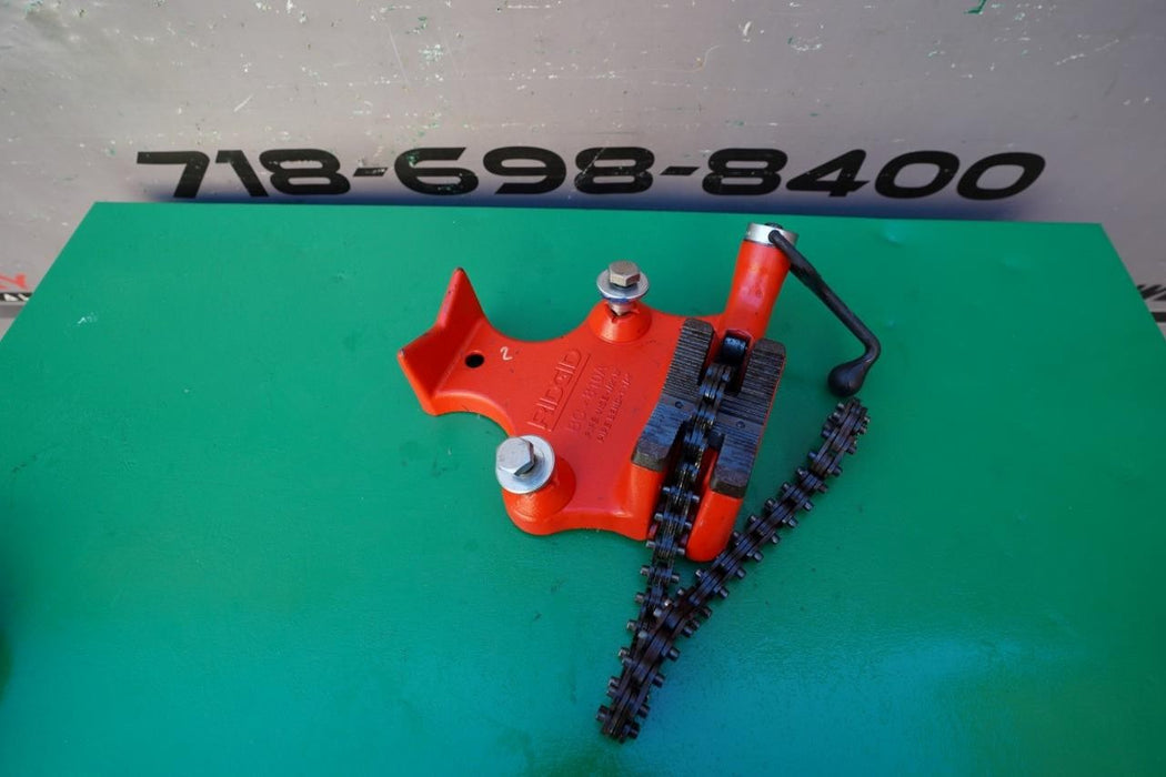 Ridgid BC-810 1/8 to 8 inch Chain Pipe Vise for 300 700 Pipe Threader. MINT.  #2