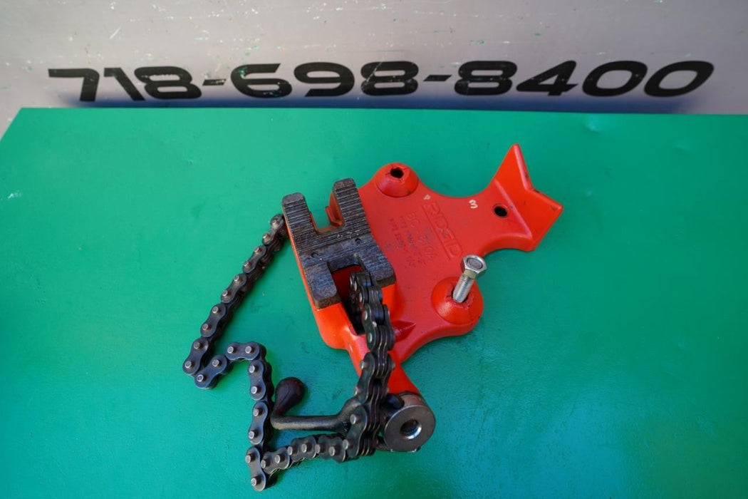 Ridgid BC-810 1/8 to 8 inch Chain Pipe Vise for 300 700 Pipe Threader. MINT.  #3
