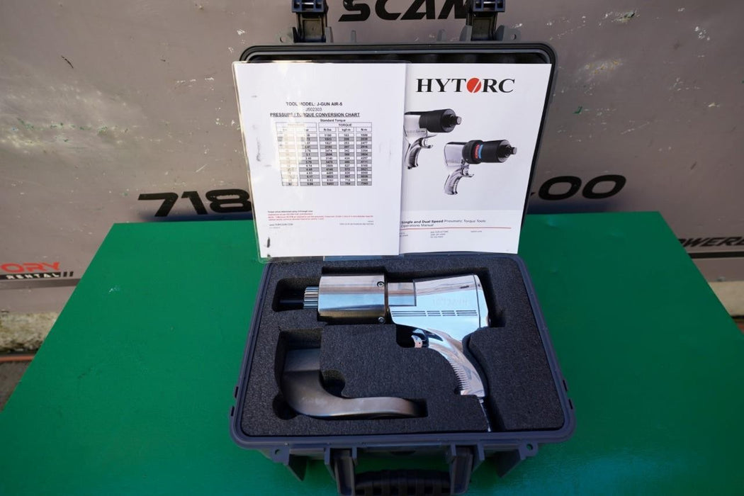 Hytorc 1-1/2" Pneumatic Torque Wrench J-Gun Air-5.  NEW Condition.