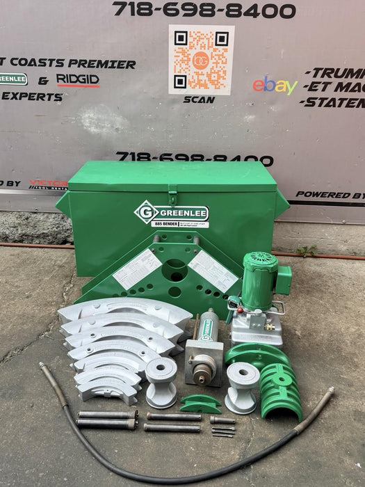 Greenlee 885 Hydraulic Pipe Bender 1-1/4”- 5 Rigid IMC, 960 Pump *New Seals* BG3
