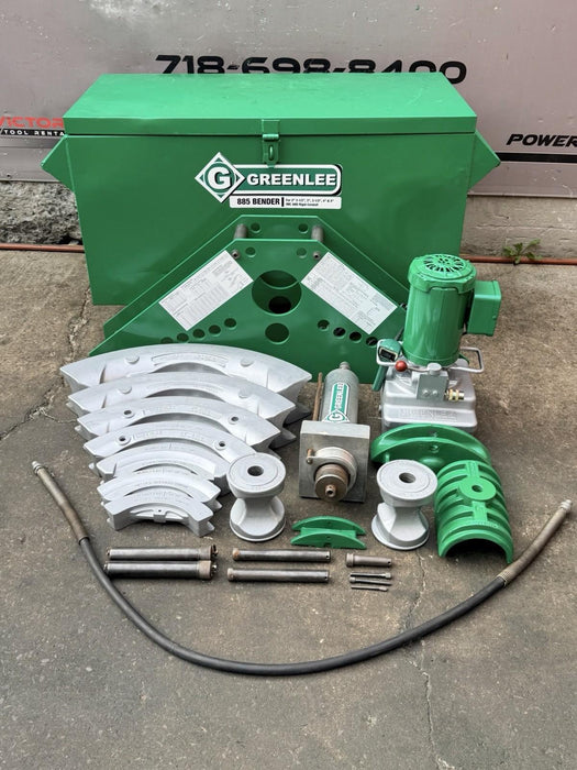 Greenlee 885 Hydraulic Pipe Bender 1-1/4”- 5 Rigid IMC, 960 Pump *New Seals* BG3