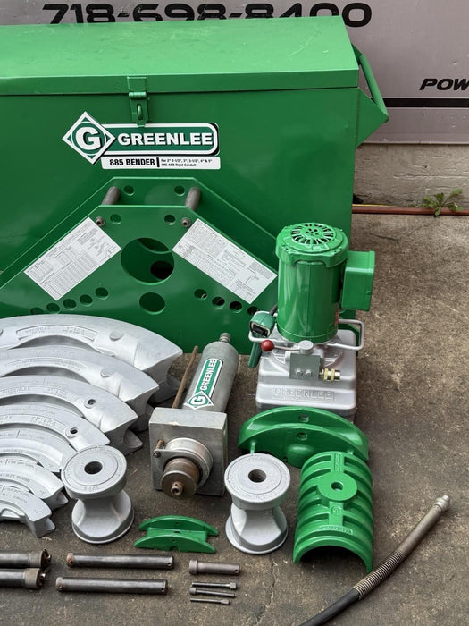 Greenlee 885 Hydraulic Pipe Bender 1-1/4”- 5 Rigid IMC, 960 Pump *New Seals* BG3