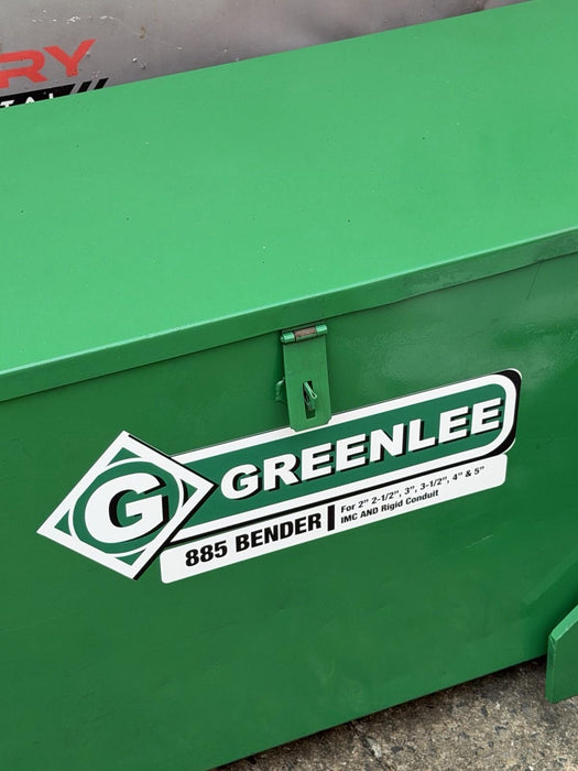 Greenlee 885 884 Hydraulic Pipe Bender 1-1/4- 4 Rigid IMC, 960 Pump NW Seals WoW