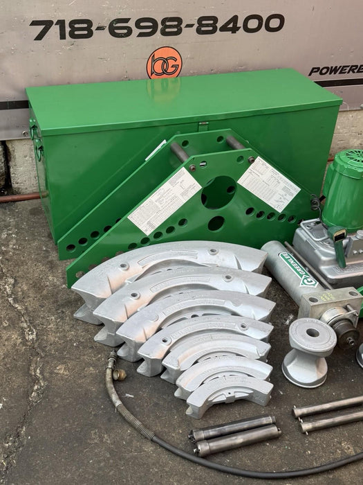Greenlee 885 884 Hydraulic Pipe Bender 1-1/4- 4 Rigid IMC, 960 Pump NW Seals WoW