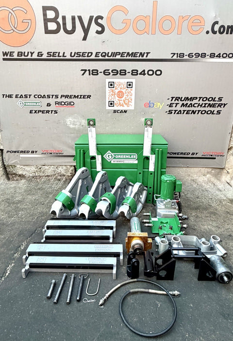 Greenlee 881 Hydraulic Pipe Bender 2.5”-4” Rigid IMC EMT 960 Pump & 1813 Table