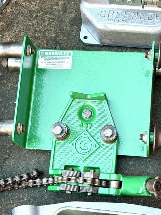 Greenlee 881 Hydraulic Pipe Bender 2.5”-4” Rigid IMC EMT 960 Pump & 1813 Table