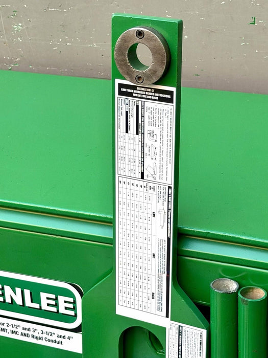 Greenlee 881 Hydraulic Pipe Bender 2.5”-4” Rigid IMC EMT 960 Pump & 1813 Table