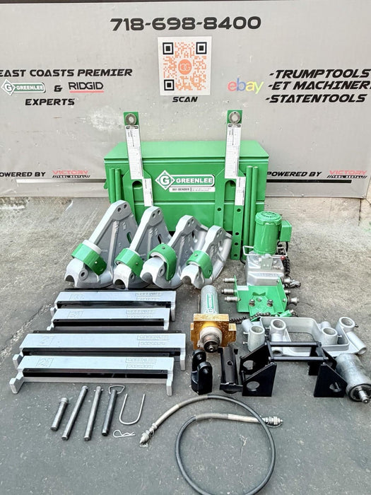 Greenlee 881 Hydraulic Pipe Bender 2.5”-4” Rigid IMC EMT 960 Pump & 1813 Table
