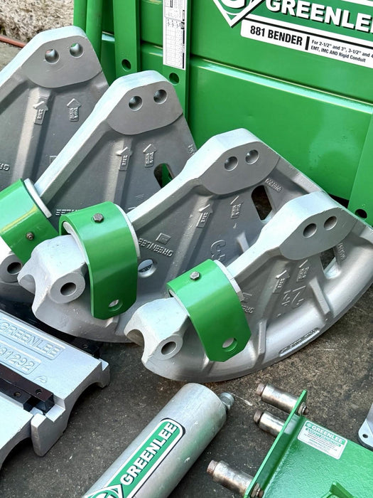 Greenlee 881 Hydraulic Pipe Bender 2.5”-4” Rigid IMC EMT 960 Pump & 1813 Table