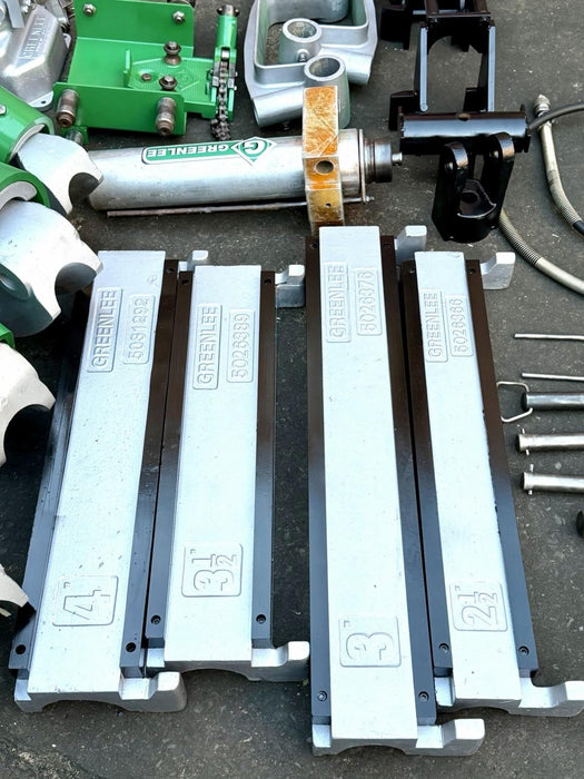 Greenlee 881 Hydraulic Pipe Bender 2.5”-4” Rigid IMC EMT 960 Pump & 1813 Table