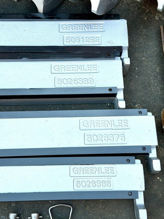 Greenlee 881 Hydraulic Pipe Bender 2.5”-4” Rigid IMC EMT 960 Pump & 1813 Table