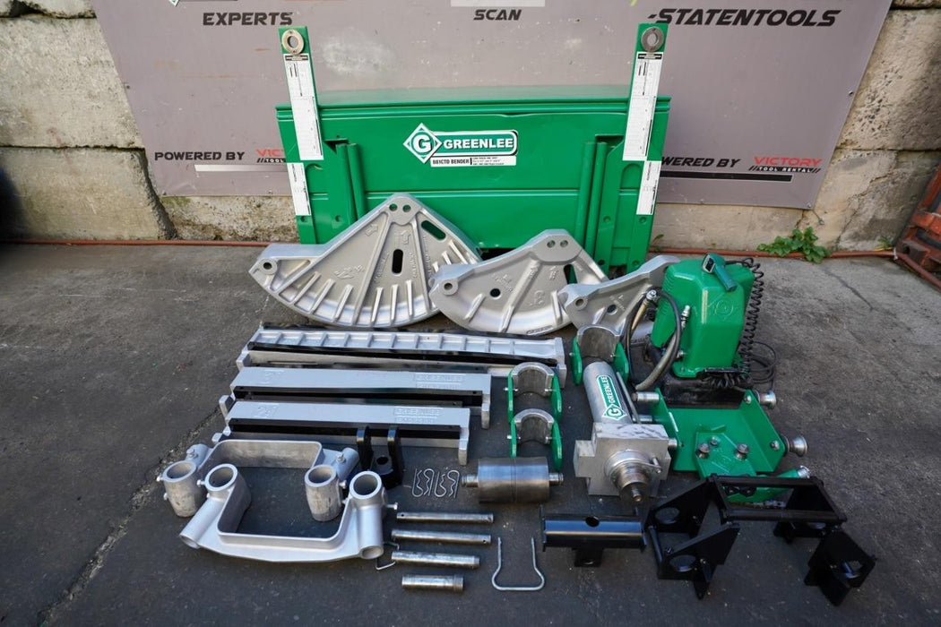 Greenlee 881CT Cam Track 2 1/2 3 & 4 EMT IMC Rigid Bender with Table 980 Pump