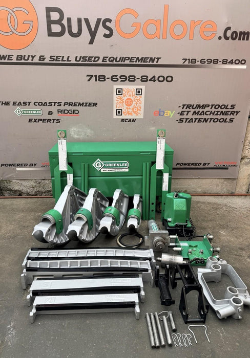 Greenlee 881CT Cam Track Bender 2.5”-4” Rigid EMT 980 Pump 1813 Table + Warranty