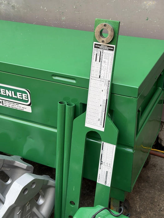 Greenlee 881CT Cam Track Bender 2.5”-4” Rigid EMT 980 Pump 1813 Table + Warranty