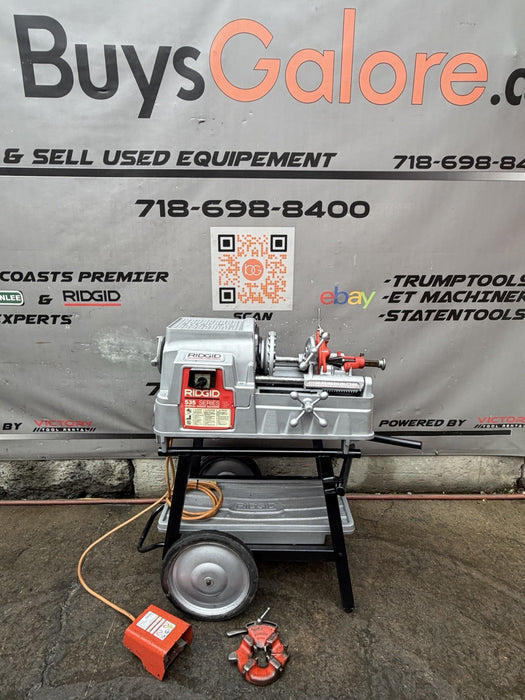 Refurbish Ridgid 535 V3 Pipe Threader 1/2"-2" Threading Machine 811A Dies Cart