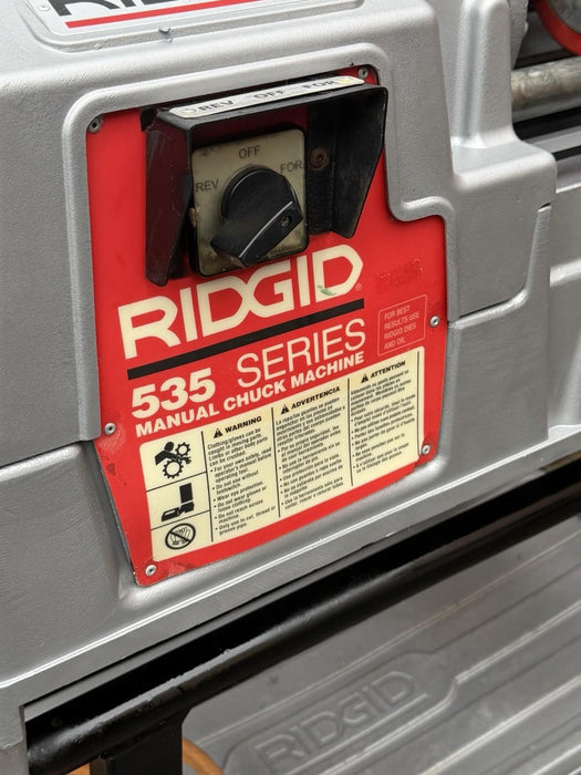 Refurbish Ridgid 535 V3 Pipe Threader 1/2"-2" Threading Machine 811A Dies Cart